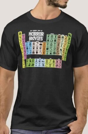 Periodic Table of Horror Movies Classic T-Shirt