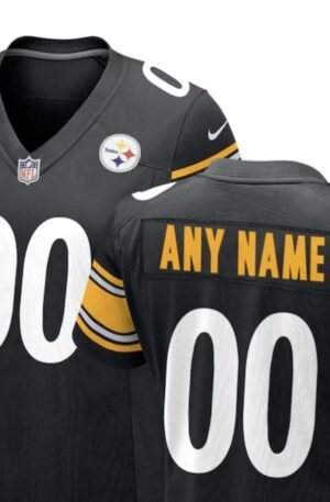 Pittsburgh Steelers Nike Women's Custom Game Jersey - Black