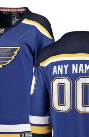 St. Louis Blues Fanatics Women's Home Breakaway Custom Jersey - Blue