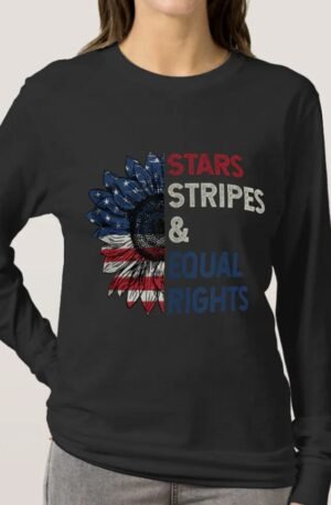 Stars Stripes And Equal Rights 4th Of July Women's T-Shirt