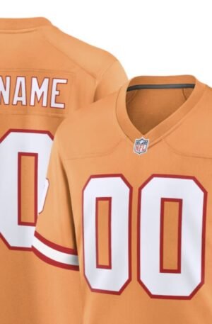 Tampa Bay Buccaneers Nike Custom Throwback Game Jersey - Orange