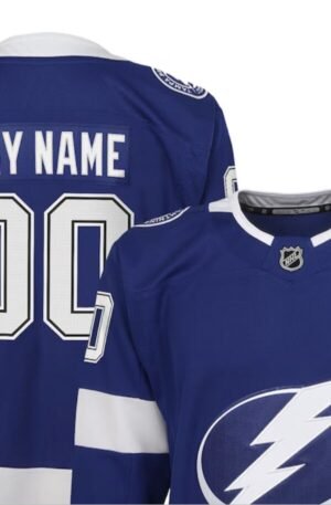Tampa Bay Lightning Youth Home Custom Premier Jersey - Blue