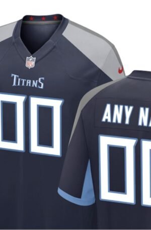 Tennessee Titans Nike Youth Custom Game Jersey - Navy