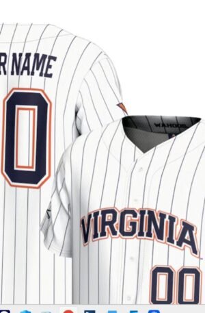 Virginia Cavaliers GameDay Greats NIL Pick-A-Player Lightweight Baseball Jersey - White