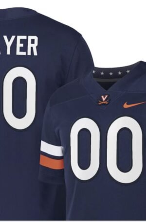 Virginia Cavaliers Nike Pick-A-Player NIL Football Game Jersey - Navy