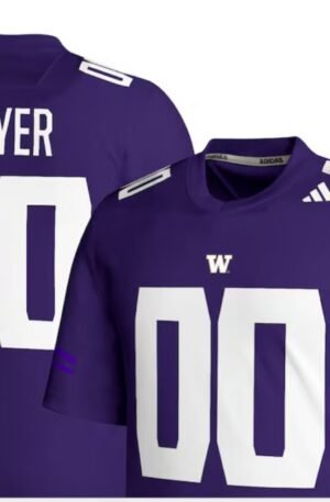 Washington Huskies adidas Pick-A-Player NIL Replica Football Jersey - Purple