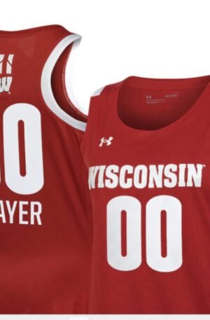 Wisconsin Badgers Under Armour Women's Pick-A-Player NIL Women's Basketball Jersey - Red