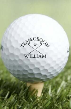 Team Groom Wedding Favor Bachelor Party Golf Balls