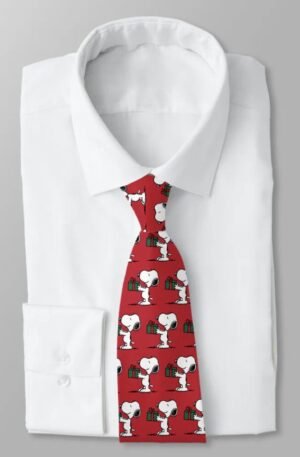 Snoopy's Christmas Gift Giver Tie - Peanuts Holiday Cheer