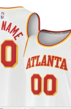 Atlanta Hawks Fanatics Fast Break Custom Replica Jersey - Association Edition - White