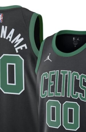Boston Celtics Jordan Brand Unisex 2022/23 Swingman Custom Jersey - Statement Edition - Black