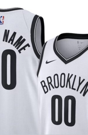 Brooklyn Nets Nike Unisex Swingman Custom Jersey White - Association Edition
