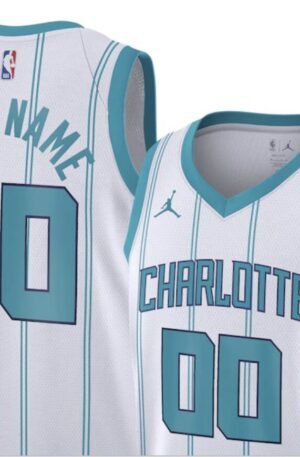 Charlotte Hornets Jordan Brand Unisex Swingman Custom Jersey White - Association Edition