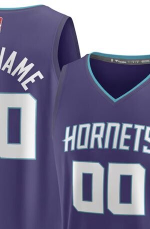 Charlotte Hornets Fanatics Fast Break Custom Jersey - Purple - Statement Edition