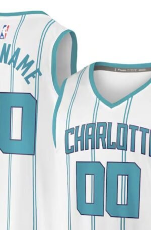 Charlotte Hornets Fanatics Fast Break Custom Replica Jersey - Association Edition - White
