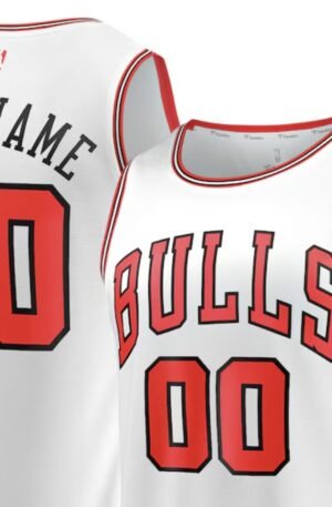 Chicago Bulls Fanatics Fast Break Custom Replica Jersey - Association Edition - White