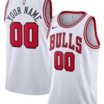Chicago Bulls Custom White Jersey