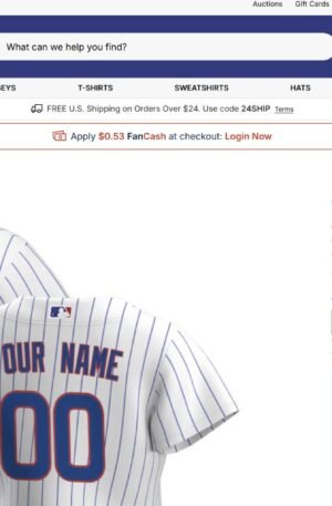 Chicago Cubs Nike Women's Custom Home Replica Jersey - White