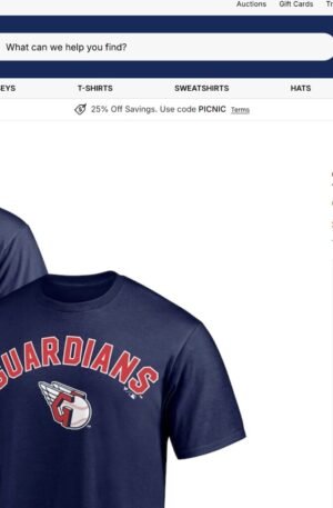 Cleveland Guardians Personalized Winning Streak T-Shirt - Navy