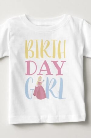 Disney Princess - Aurora | Birthday Girl Baby T-Shirt
