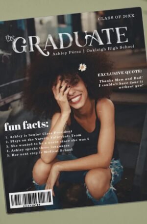 Fun Facts | Graduate Magazine Cover Photo Plaque
