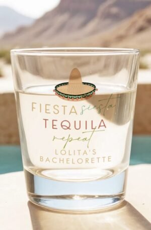 LOLITA Fiesta Siesta Tequila Bachelorette Favor Shot Glass