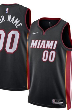 Miami Heat Custom Black Jersey