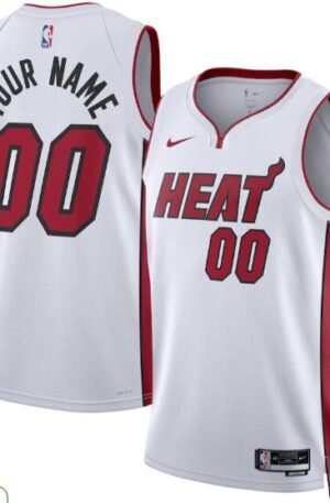Miami Heat Custom White Jersey