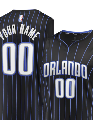 Orlando Magic Fanatics Fast Break Custom Jersey - Black - Icon Edition