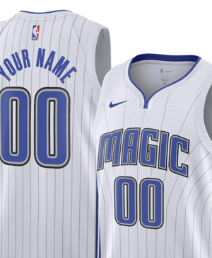 Orlando Magic Nike Unisex Swingman Custom Jersey White - Association Edition