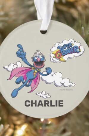Personalized Vintage Super Grover Ornament