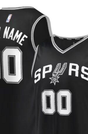 SA Spurs Custom black Jersey