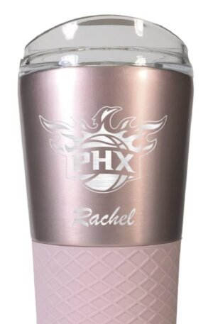 Phoenix Suns 24oz. Personalized Rose Gold Draft Tumbler