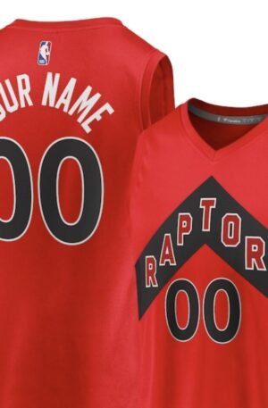 Toronto Raptors Fanatics Youth Fast Break Replica Custom Jersey - Icon Edition - Red
