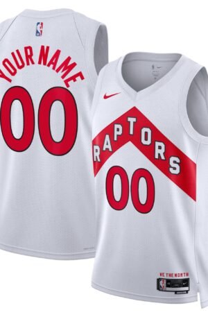 Toronto Raptors Custom White Jersey