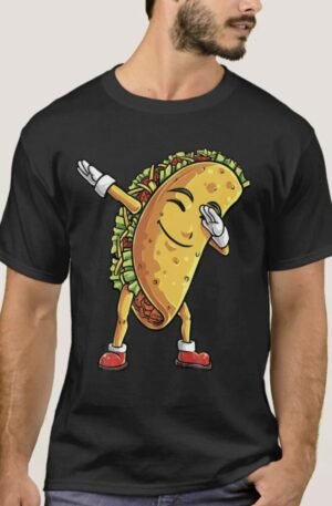 Dabbing Taco Cinco De Mayo Funny Boys Men Mexican T-Shirt
