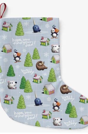 Elf the Movie | Bye Buddy Hope You Find Your Dad Small Christmas Stocking