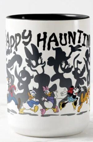 Happy Haunting from Mickey and Friends Two-Tone Coffee Mug