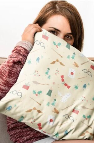 Hogwarts Holiday Decor Pillow: Magical Fan Gift