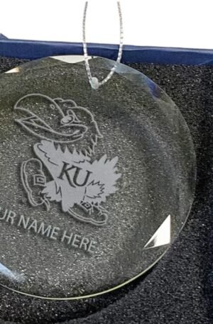 Kansas Jayhawks Glass Ornament: Ultimate KU Fan Gift