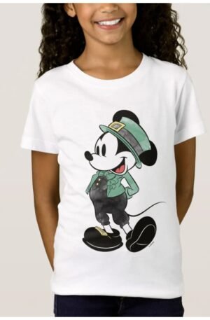 Mickey Mouse | Watercolor St. Patrick's Day T-Shirt