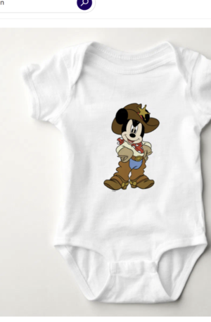 Mickey Mouse the Cowboy Baby Bodysuit