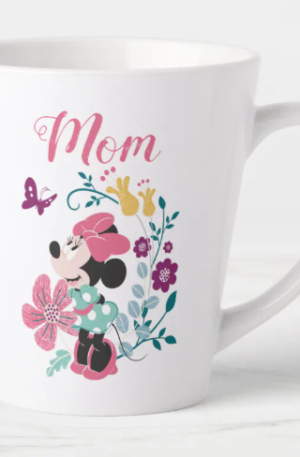 Minnie Mouse & Flowers Happy Mother's Day Mug