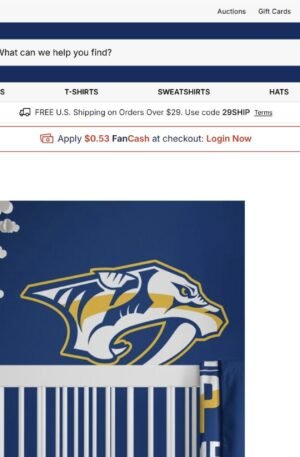 Nashville Predators Chad & Jake 30" x 40" Personalized Baby Blanket