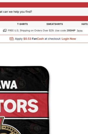 Ottawa Senators Chad & Jake 30" x 40" Personalized Baby Blanket