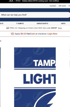 Tampa Bay Lightning Chad & Jake 30" x 40" Personalized Baby Blanket