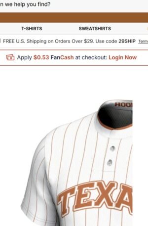 Texas Longhorns GameDay Greats Unisex NIL Pick-A-Player Lightweight Softball Jersey - White