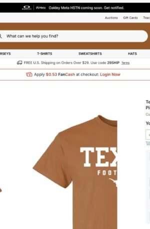 Texas Longhorns Unisex Collegiate Football NIL Pick-A-Player T-Shirt - Burnt Orange