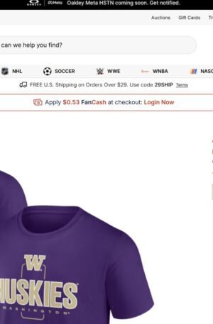 Washington Huskies Personalized Any Name Midfielder T-Shirt - Purple