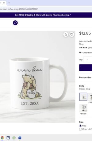 Winnie the Pooh | Mama Bear - New Mom Coffee Mug
